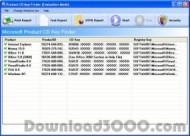 Windows CD Key Finder screenshot